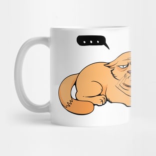 The Badmood Cat - what? Mug